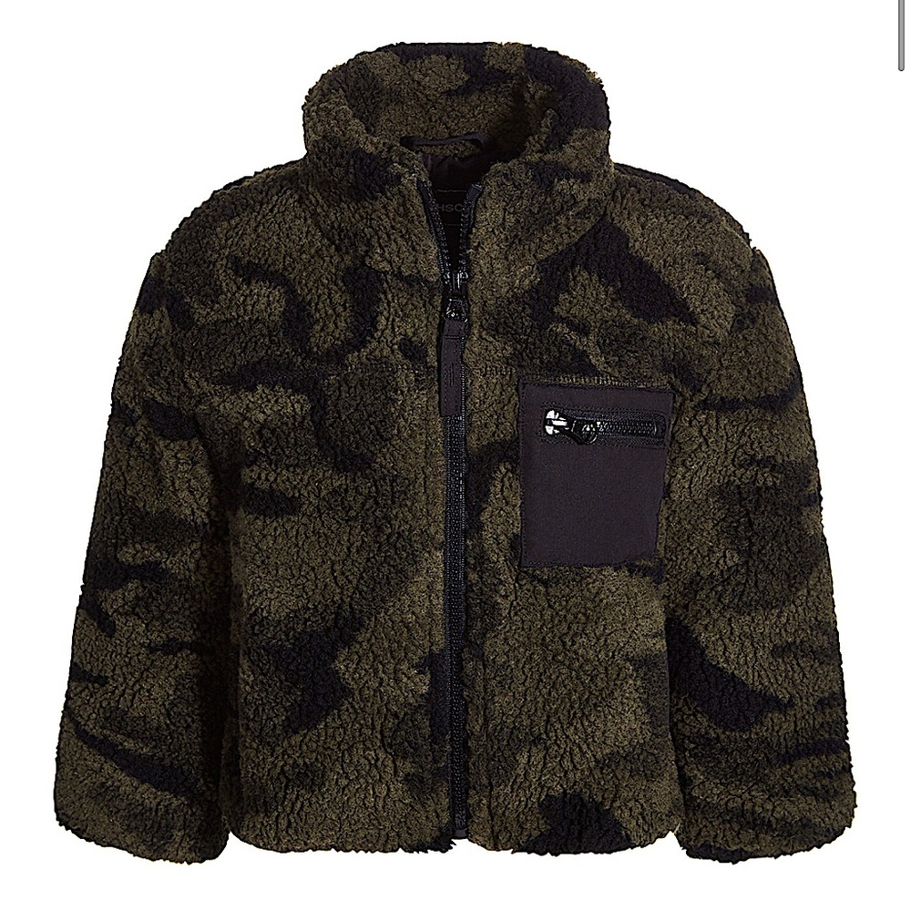 S Rothschild & CO - Baby Boys Camo-Print Sherpa Fleece Jacket